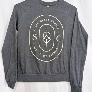 Sky Craft Circus Graphic Crewneck Sweatshirt Art‎ At Its Highest Pullover